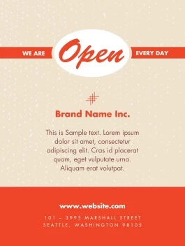 Open For Business Vintage