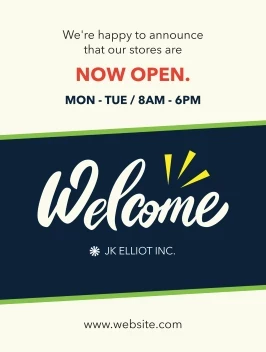 Welcome Back Business