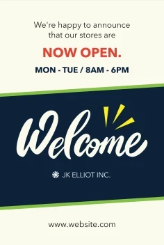 Welcome Back Business