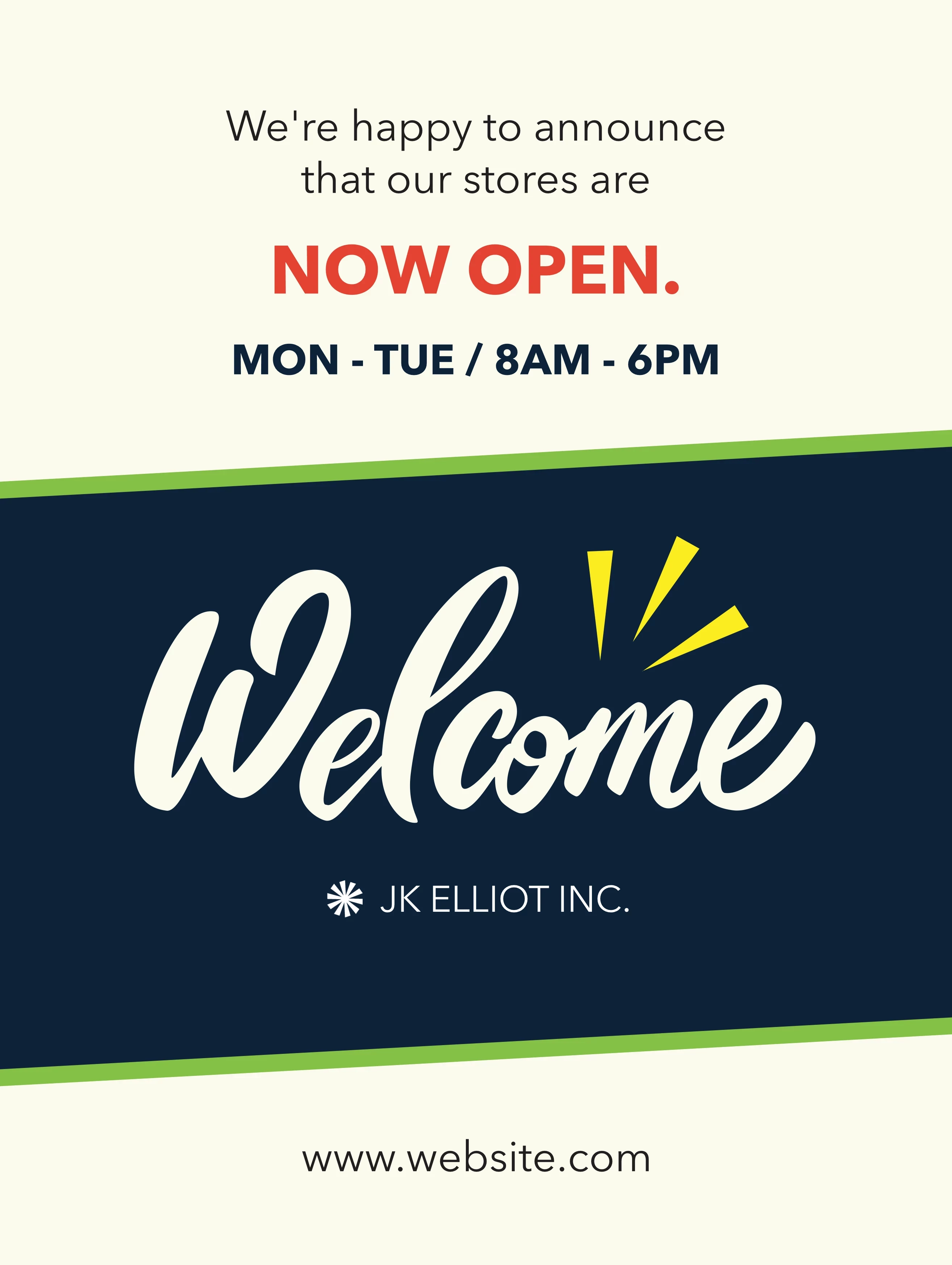 Welcome Back Business