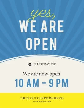 Yes We Are Open