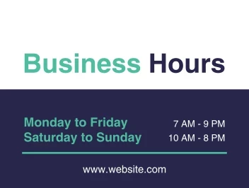 Business Hours Info