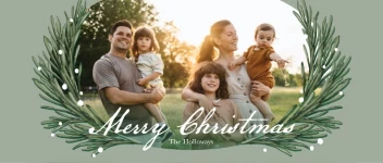 Merry Christmas Greenery