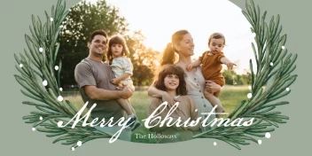 Merry Christmas Greenery