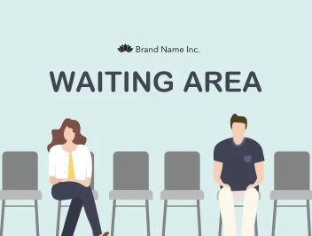 Waiting Area Signage