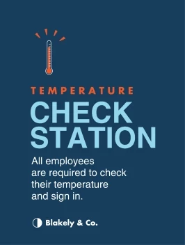 Temperature Check Station