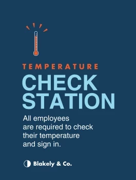 Temperature Check Station