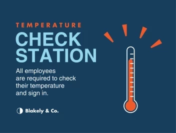 Temperature Check Station