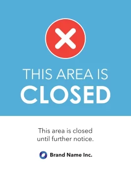 Area Is Closed