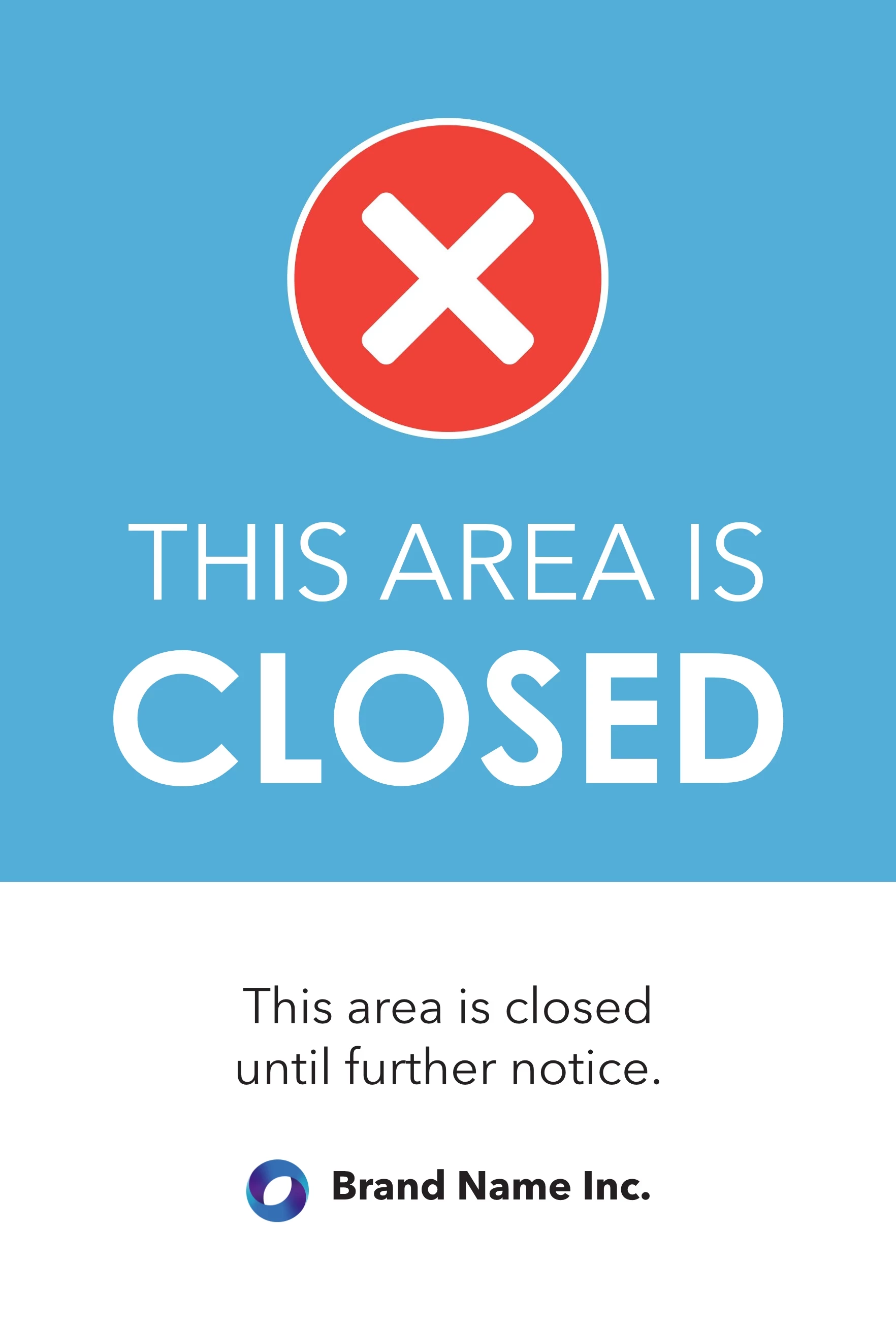 Area Is Closed