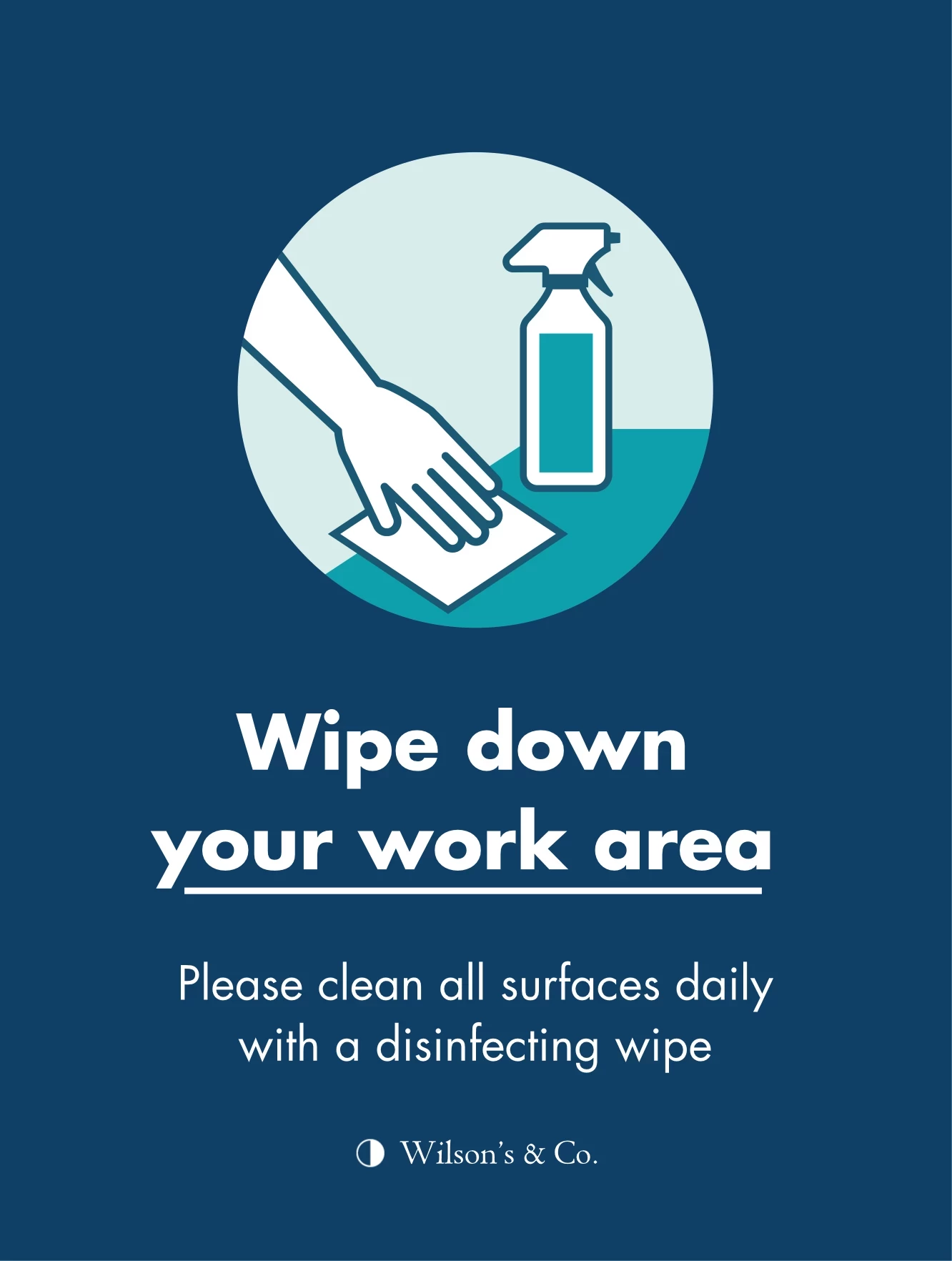 Clean Work Area