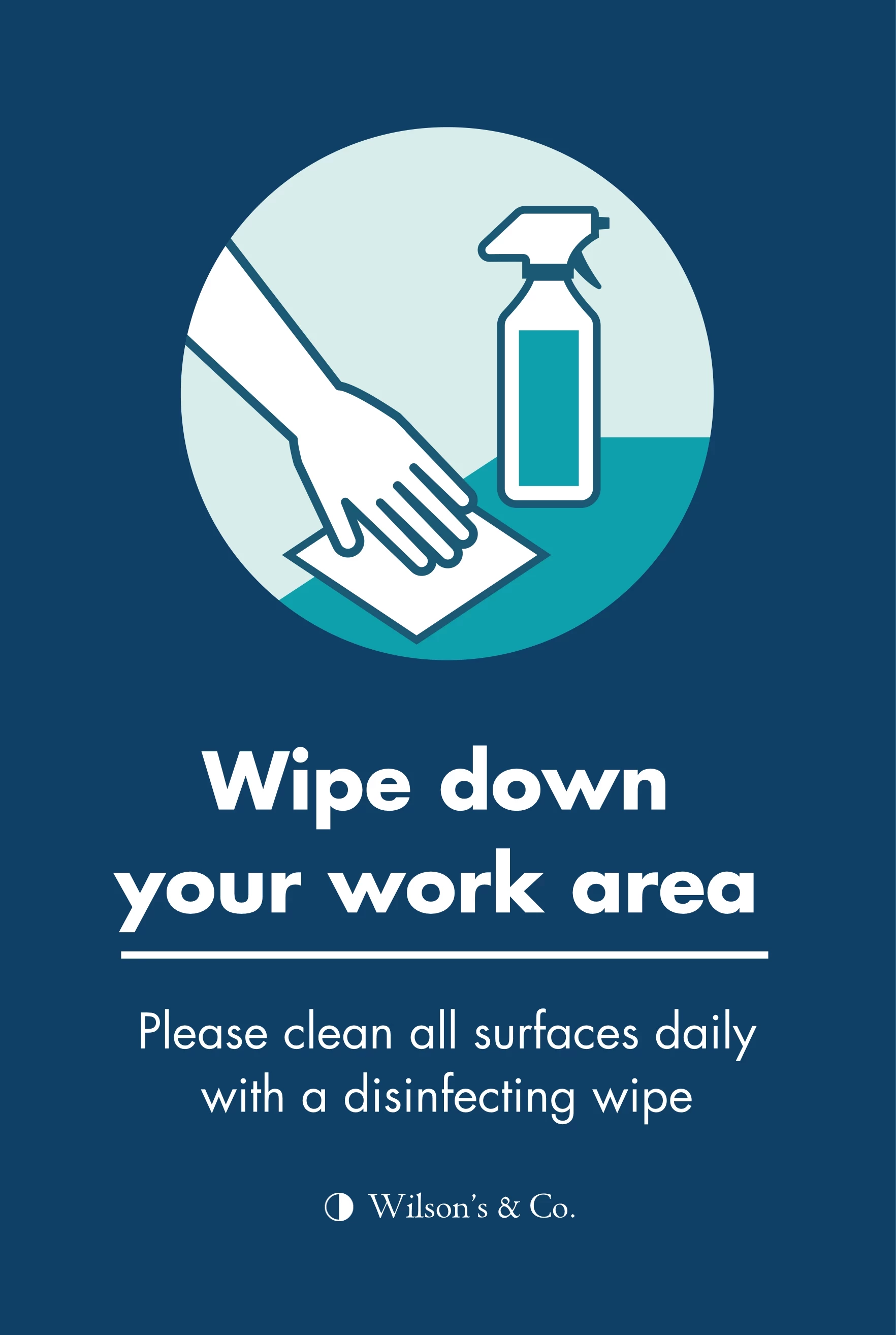 Clean Work Area
