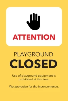 Playground Closed