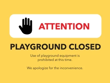 Playground Closed