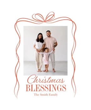 Christmas Blessings Bow