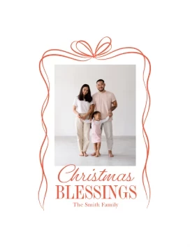 Christmas Blessings Bow