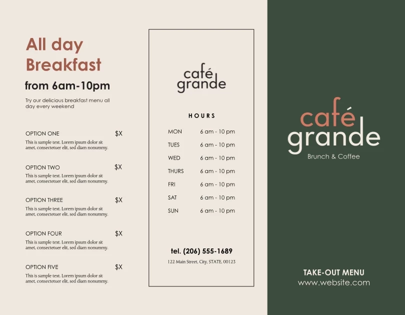 Modern Brunch Cafe