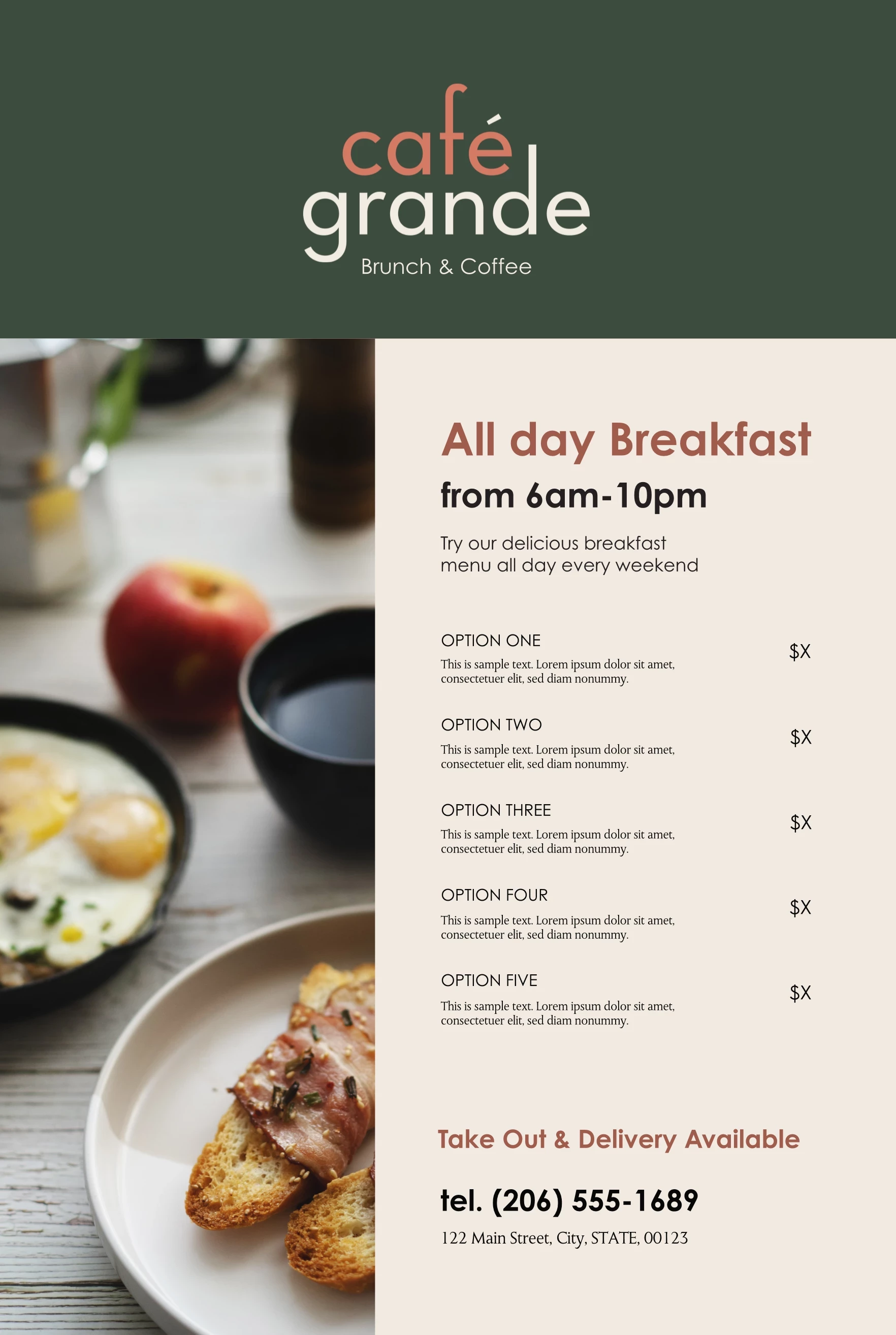 Modern Brunch Cafe