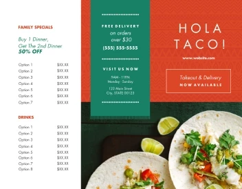 Mexican Food Rhombus