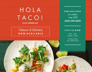 Mexican Food Rhombus