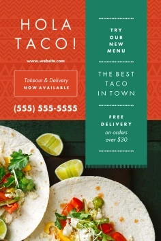 Mexican Food Rhombus