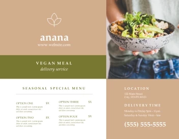 Earthy Vegan Meal Delivery