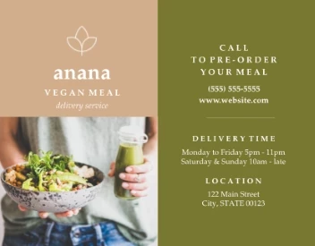 Earthy Vegan Meal Delivery