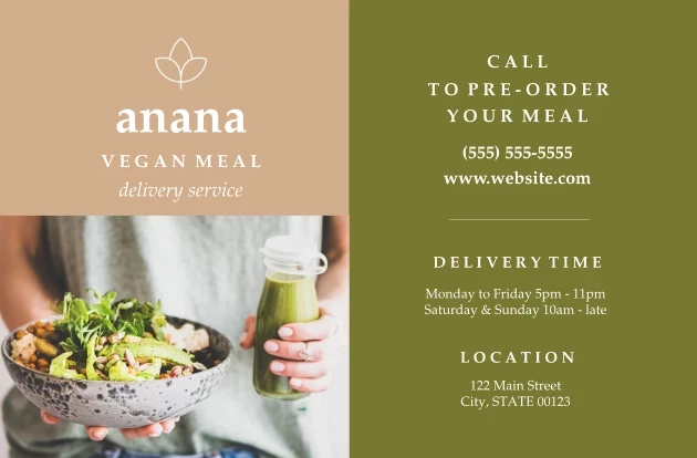 Earthy Vegan Meal Delivery
