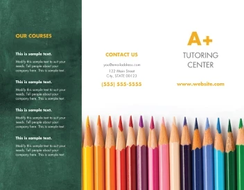 Chalkboard And Pencils