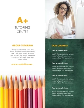 Chalkboard And Pencils