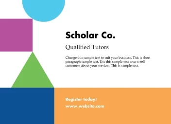 Color Blocks Scholar