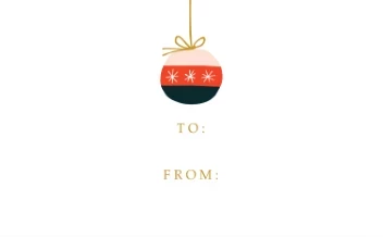 Playful Christmas Bauble