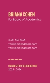 Vibrant Schoolboard Elections