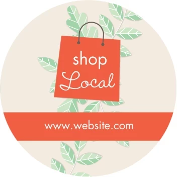 Shop Local Green Leaves