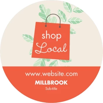 Shop Local Green Leaves