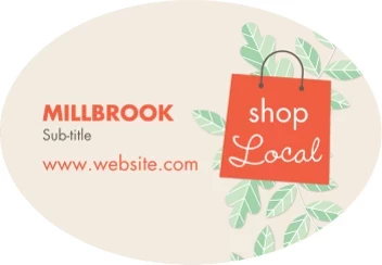 Shop Local Green Leaves