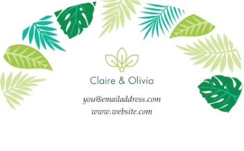 Tropical Palm Leaves