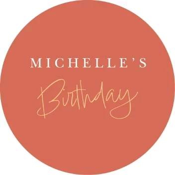 Modern Birthday Arch