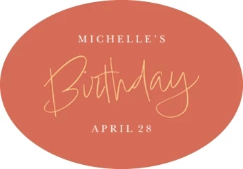 Modern Birthday Arch