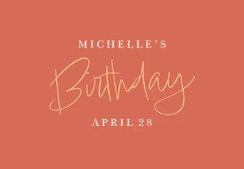 Modern Birthday Arch