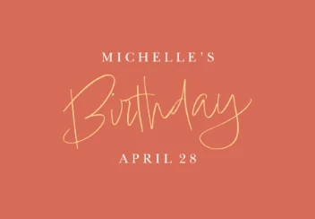 Modern Birthday Arch