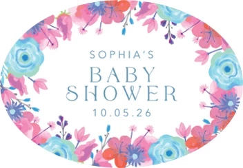 Floral Frame Baby Shower