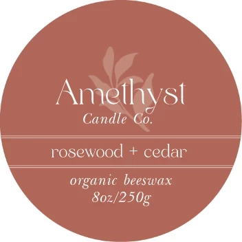 Delicate Floral Label