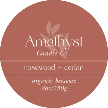 Delicate Floral Label