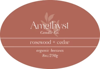 Delicate Floral Label