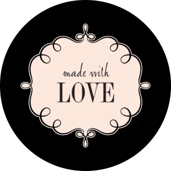 Made With Love Fancy Frame