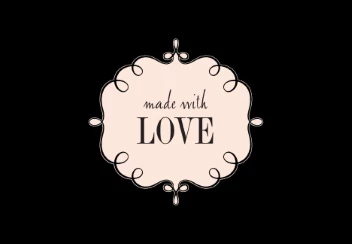 Made With Love Fancy Frame