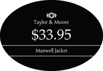 Stylish Price Label