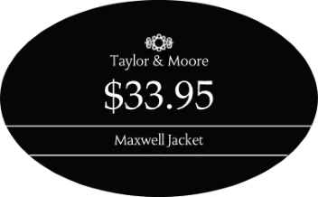 Stylish Price Label