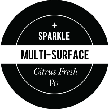 Cleaning Product Label
